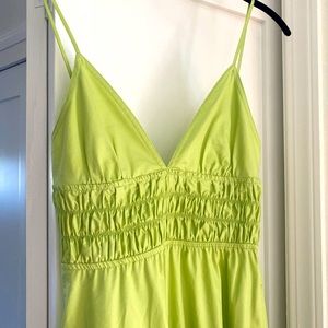 Like green Maxi dress from Zara- Never Worn